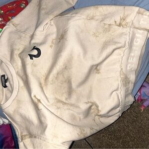 True Religion Beige Sweatshirt